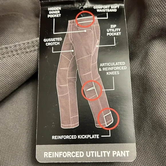 Wrangler ATG Reinforced Utility Pant - Picture 9 of 11